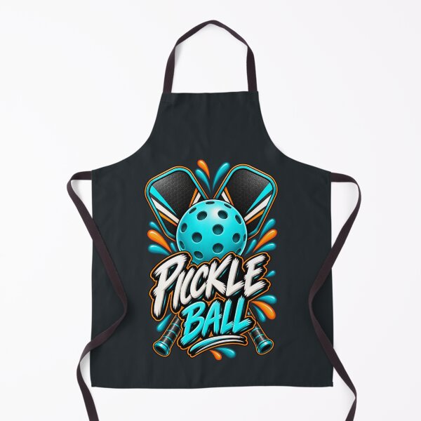 Item preview, Pickleball Splash – Bold Teal & Orange Sports Graphic designed and sold by HO•Designs.