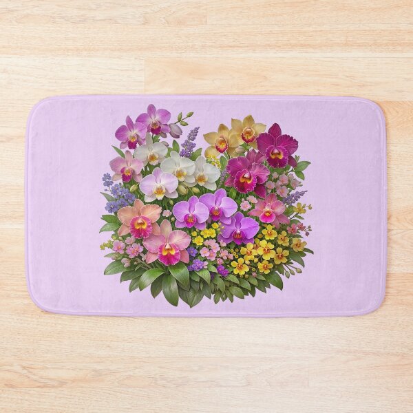 Item preview, Orchid Garden – Colorful Tropical Floral Arrangement designed and sold by Classic Chaos Creations.