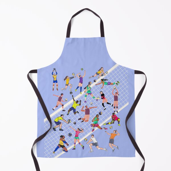 Item preview, Dynamic Diverse Volleyball Players Action Collage Team Art designed and sold by HBBS DESIGNS.
