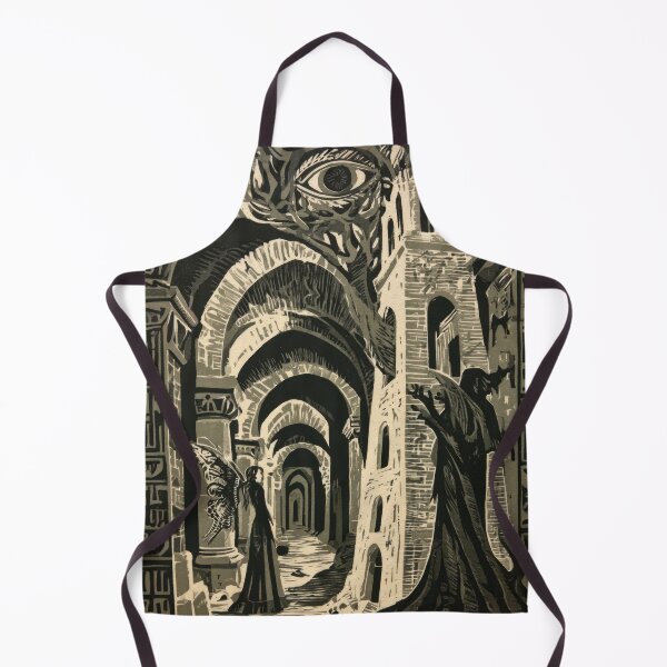 Item preview, Mysterious Winged Figure Ancient Hallway Eye designed and sold by POVAD.