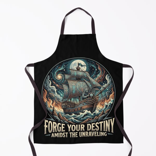 Item preview, Forge Your Destiny Cosmic Ship - Mystical Fantasy Ocean designed and sold by rich-moda.