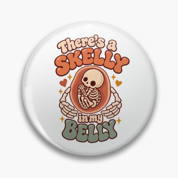 Item preview, There's A Skelly In My Belly designed and sold by LuveraxArt.