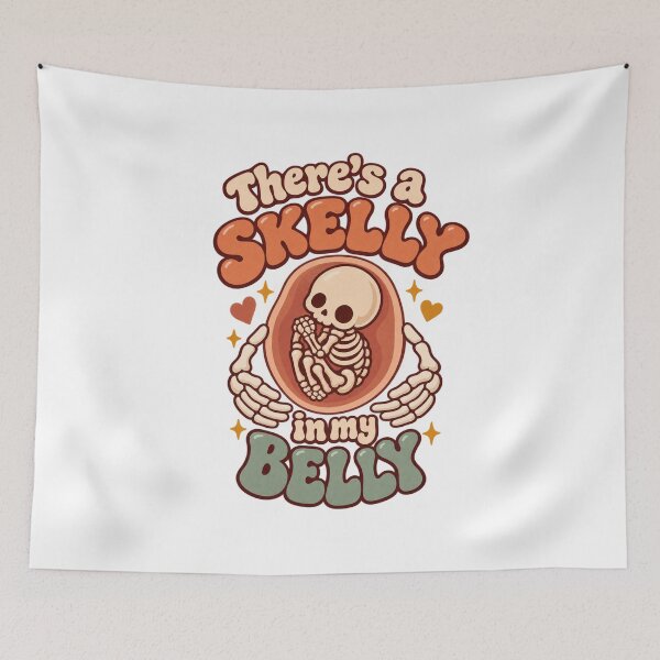 Item preview, There's A Skelly In My Belly designed and sold by LuveraxArt.