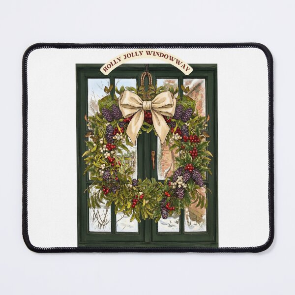 Item preview, Holly Jolly Windowway by PanaluPrint designed and sold by PanaluPrint .