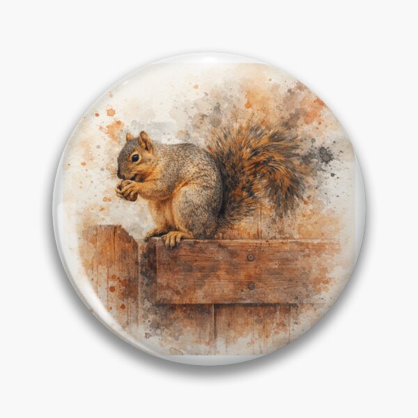Item preview, Fox Squirrel Eating a Nut Cute Wildlife Nature Photograph designed and sold by Little JS Friends .