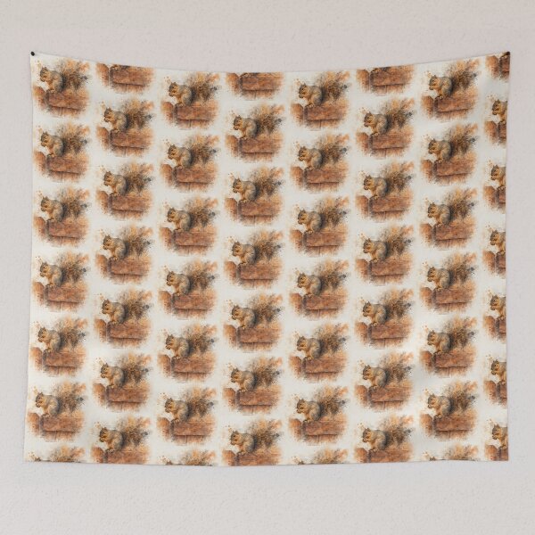 Item preview, Fox Squirrel Eating a Nut Cute Wildlife Nature Photograph designed and sold by sueandsuh.