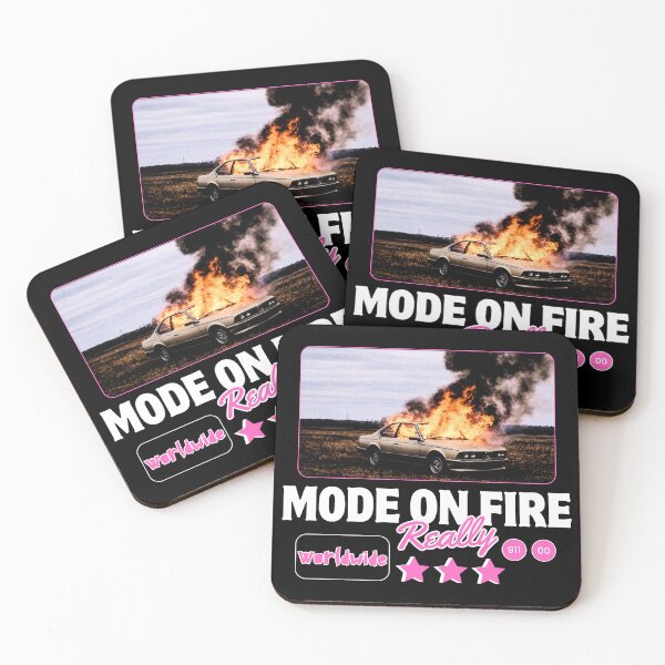 Item preview, Burning Classic Car Retro Graphic designed and sold by Nukacole1988.