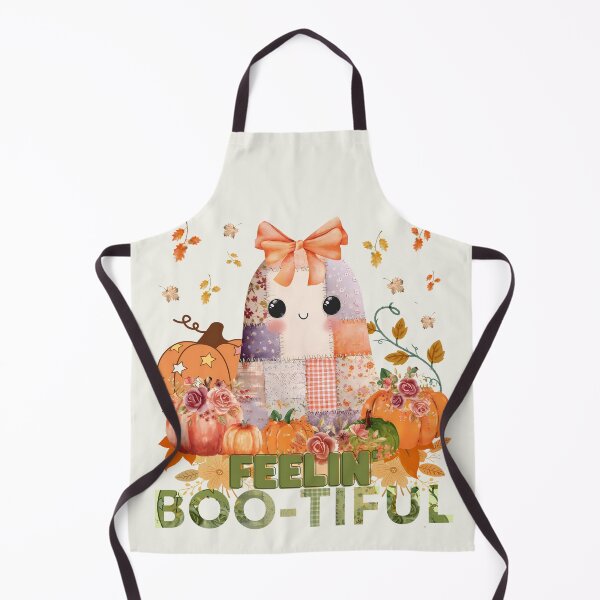 Item preview, Feelin' Boo-tiful Patchwork Ghost & Floral Pumpkins | Cute Halloween Autumn Design designed and sold by VibranPalette.