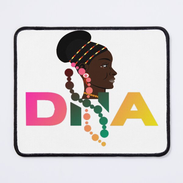 Item preview, African DNA Black Woman Ancestry Roots Melanin Pride Art designed and sold by ChenryConcepts.