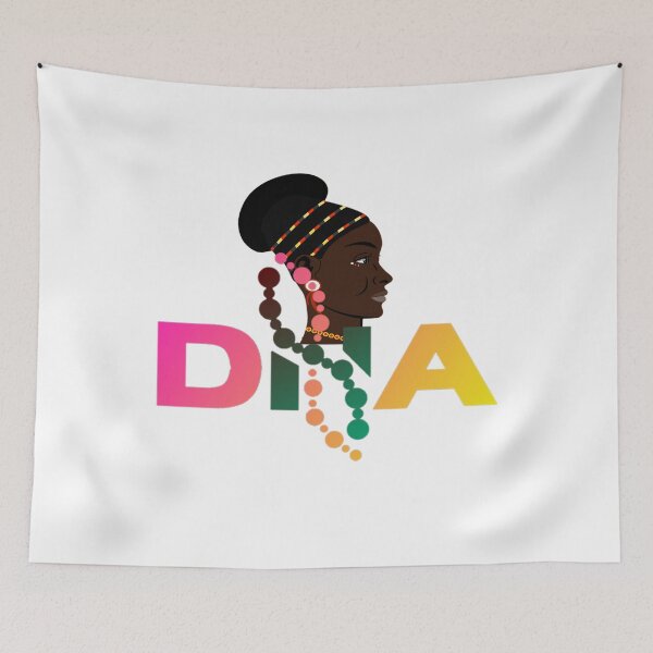 Item preview, African DNA Black Woman Ancestry Roots Melanin Pride Art designed and sold by ChenryConcepts.