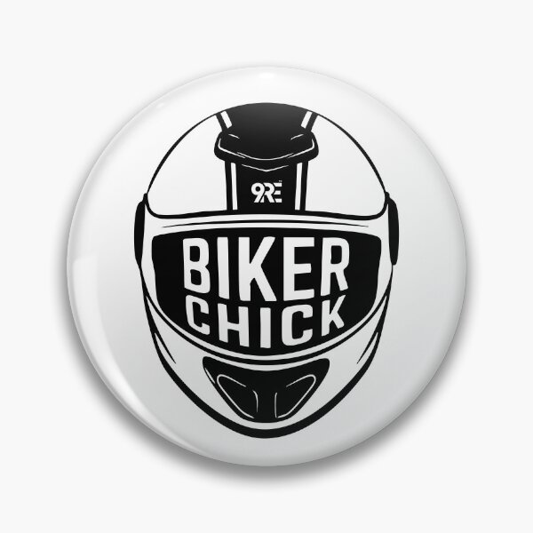 Item preview, Biker Chick Motorcycle Helmet Minimalist Art designed and sold by 9reinc.