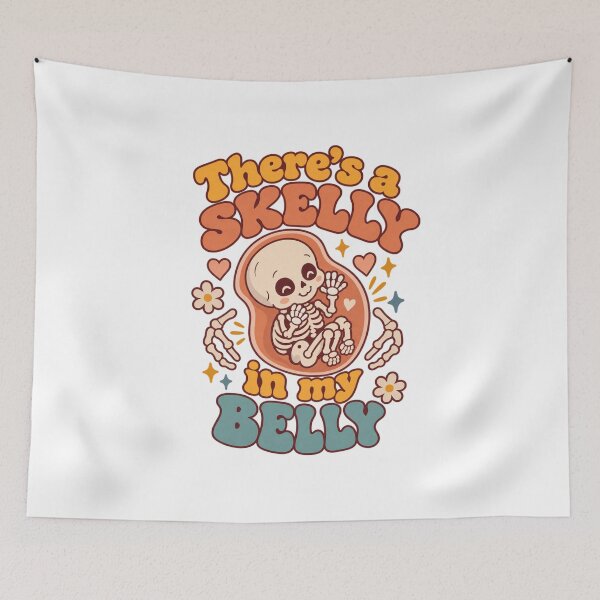 Item preview, There's A Skelly In My Belly designed and sold by LuveraxArt.