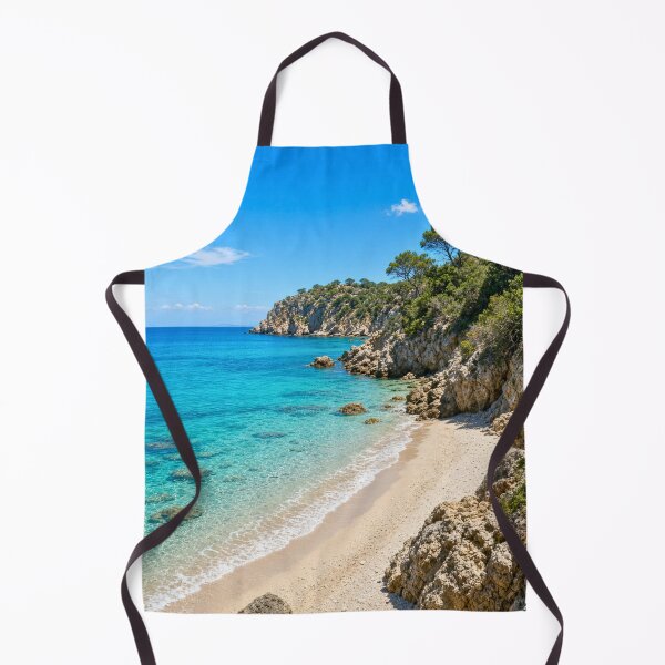 Item preview, Mediterranean Hidden Cove Beach designed and sold by PhoceaWallpaper.