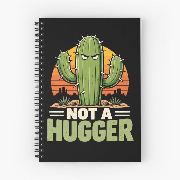 Item preview, Not A Hugger - Cactus designed and sold by TY-Cat-Tees.