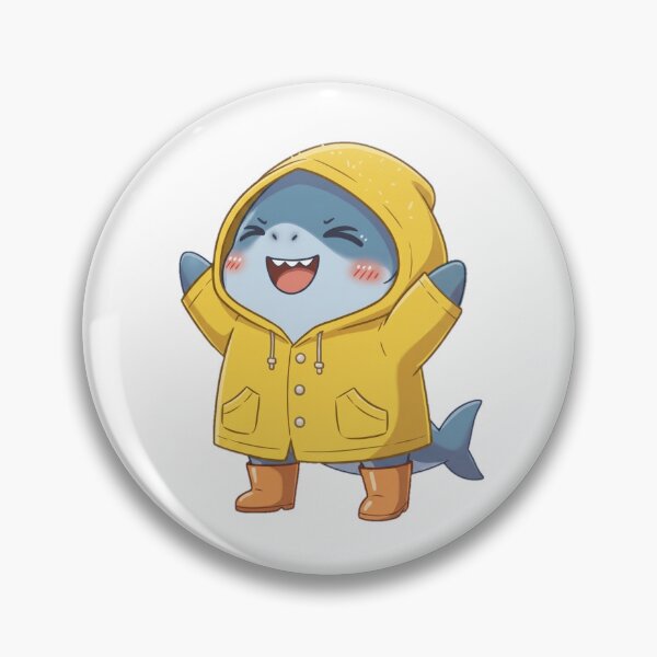 Item preview, Rainy Day Shark designed and sold by Nature's Chibis.