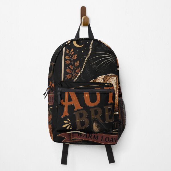 Item preview, Autumn Bread Cat Black Cat Halloween Retro Poster designed and sold by RoyesButler.
