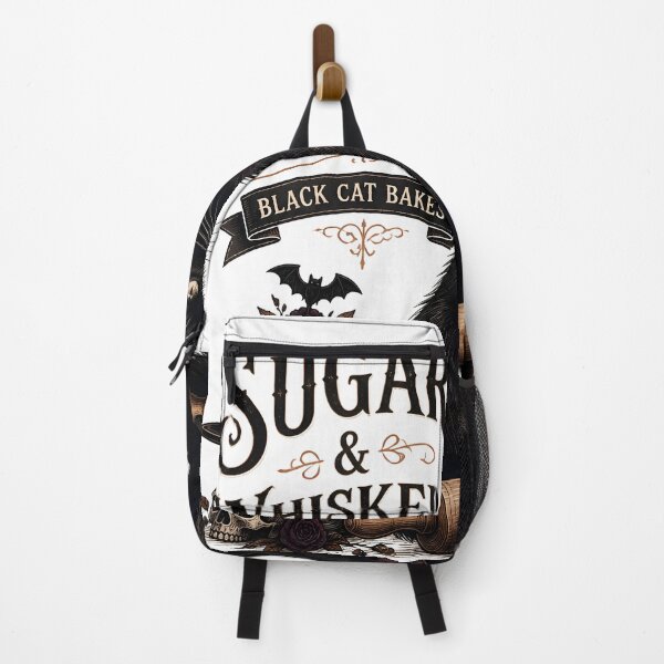 Item preview, Sugar & Whiskers Black Cat Halloween Gothic Storybook Art designed and sold by RoyesButler.