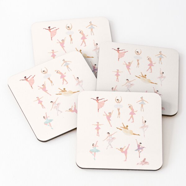 Item preview, Diverse Ballerina Poses and Pastel Tutus Balletcore Aesthetic designed and sold by HBBS DESIGNS.