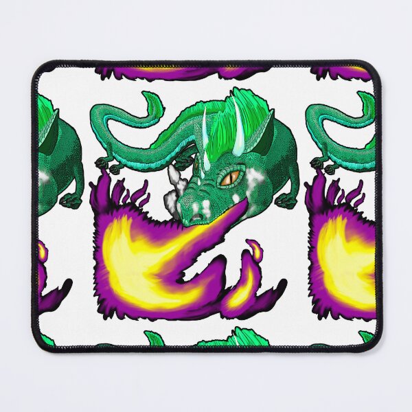 Item preview, The Green Dragon of the Purple Flame designed and sold by Colmeia de Ideias.