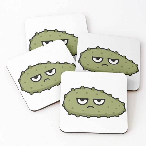 Item preview, Unimpressed Sea Cucumber Resting Bitch Face Cartoon designed and sold by Bitchy Little Things.