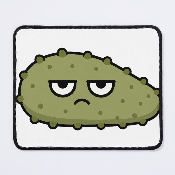 Item preview, Unimpressed Sea Cucumber Resting Bitch Face Cartoon designed and sold by Bitchy Little Things.