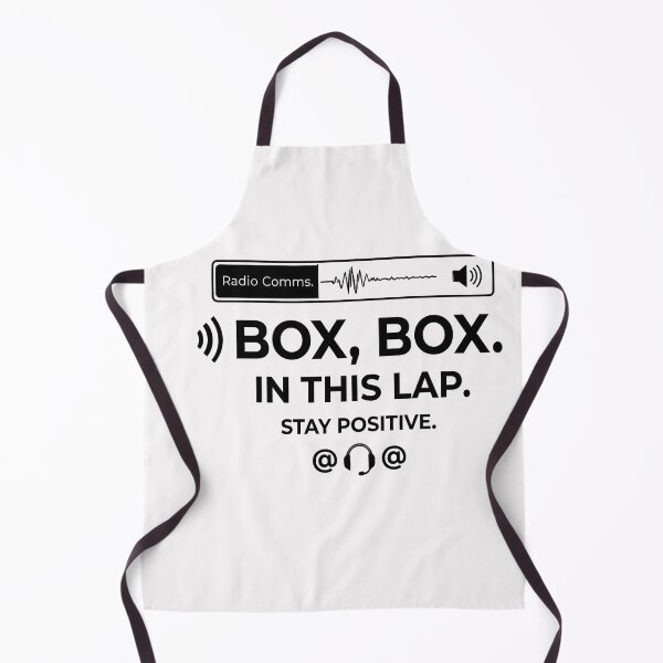 Item preview, Box Box In This Lap Stay Positive – Team Radio Comms Racing Quote designed and sold by PhotoArtMC.