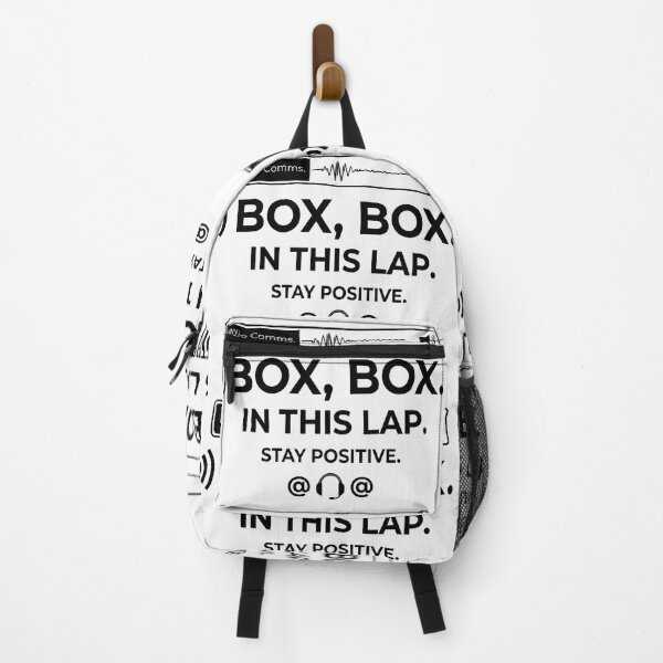 Item preview, Box Box In This Lap Stay Positive – Team Radio Comms Racing Quote designed and sold by PhotoArtMC.