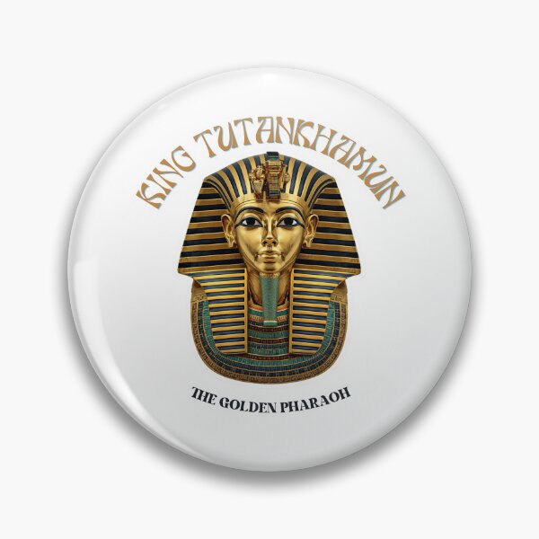 Item preview, King Tutankhamun - Egyptian Pharaoh Vintage Engraving Sticker designed and sold by KaBaRen.