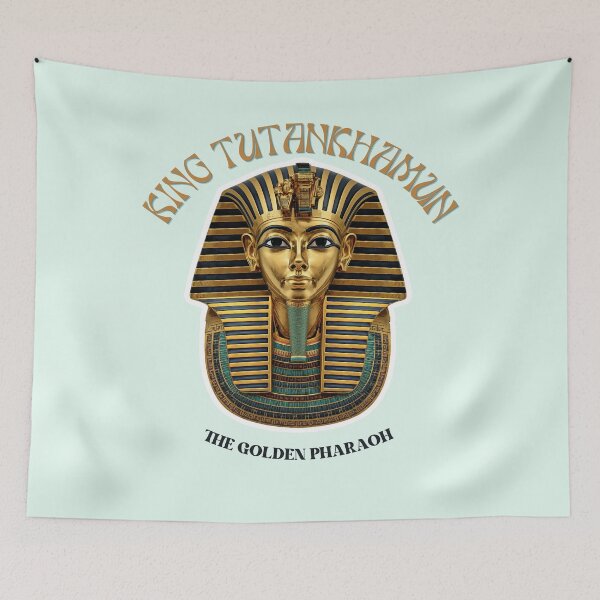 Item preview, King Tutankhamun - Egyptian Pharaoh Vintage Engraving Sticker designed and sold by KaBaRen.