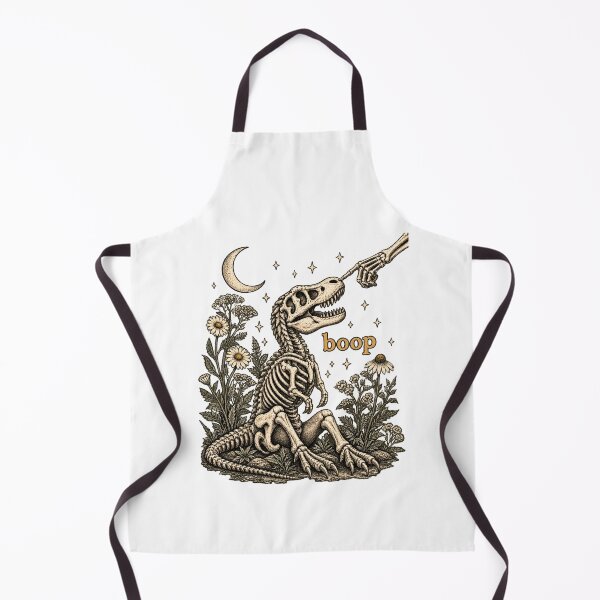 Item preview, Vintage T Rex Skeleton Boop Gothic Dinosaur Engraving designed and sold by DijaMar.