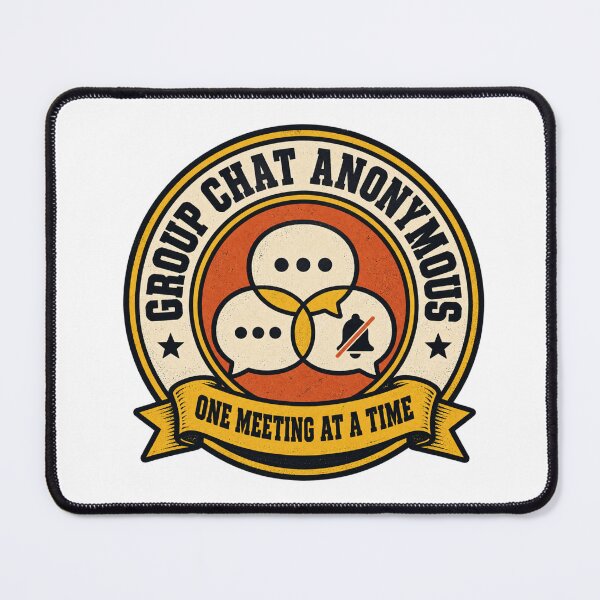 Item preview, Group Chat Anonymous Parody Logo Tee designed and sold by Inkworksbyshery.