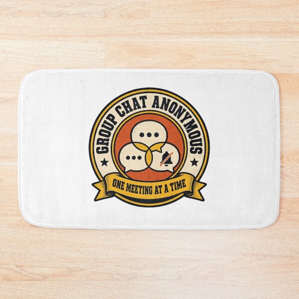 Item preview, Group Chat Anonymous Parody Logo Tee designed and sold by Inkworksbyshery.