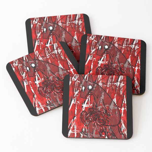 Item preview, Abstract Red Fox Art designed and sold by Catsi-Nook-Art.