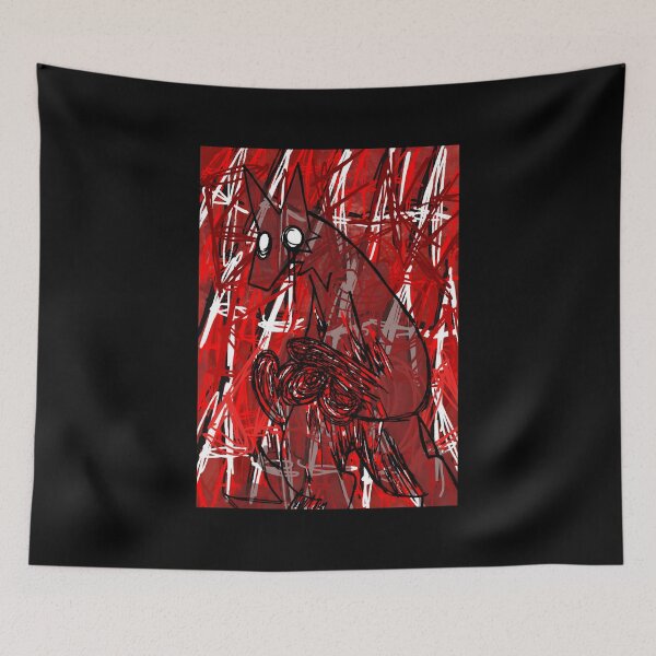 Item preview, Abstract Red Fox Art designed and sold by Catsi-Nook-Art.