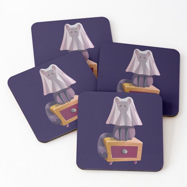 Item preview, Ghost Cat on the Nightstand designed and sold by sinemosis.