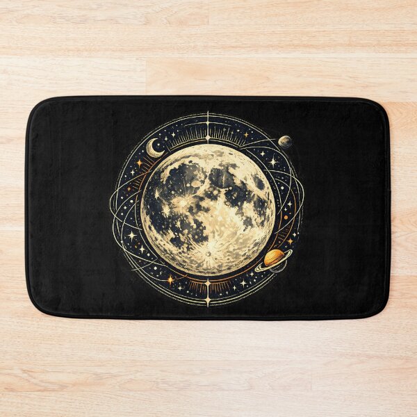Item preview, Detailed portrait of the full moon designed and sold by Daily Quirk.