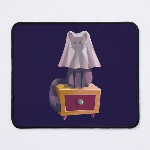 Item preview, Ghost Cat on the Nightstand designed and sold by sinemosis.