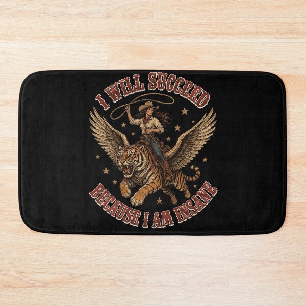 Item preview, cowgirl Western Tiger Rider Graphic with Wings designed and sold by anapldv.