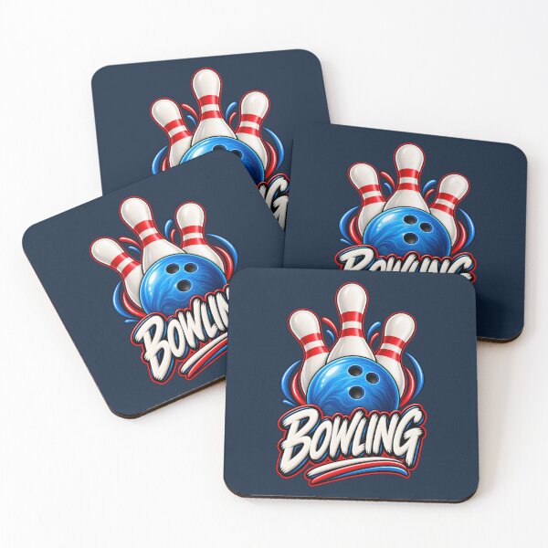 Item preview, Bowling Strike – Bold Blue & Red Sports Graphic designed and sold by HO•Designs.