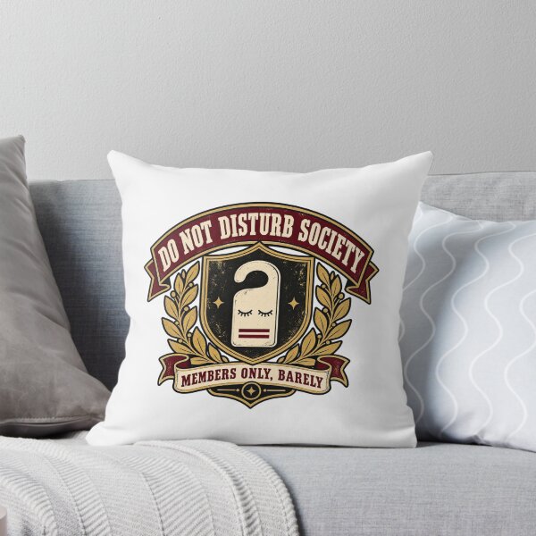 Item preview, Do Not Disturb Society Parody Logo Tee designed and sold by Inkworksbyshery.