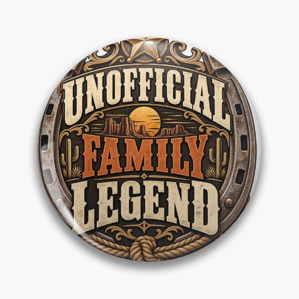 Item preview, Unofficial Family Legend – Funny Western Family Humor Gift designed and sold by Gold&pixels.