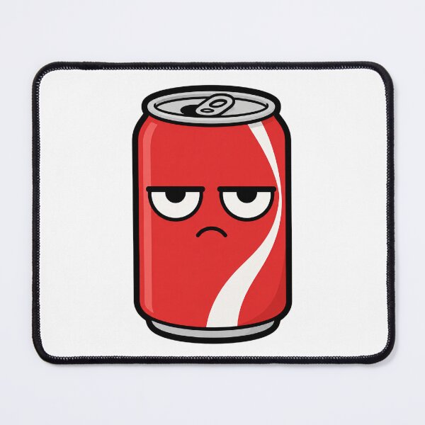 Item preview, Unimpressed Soda Can Resting Bitch Face Cartoon designed and sold by Bitchy Little Things.