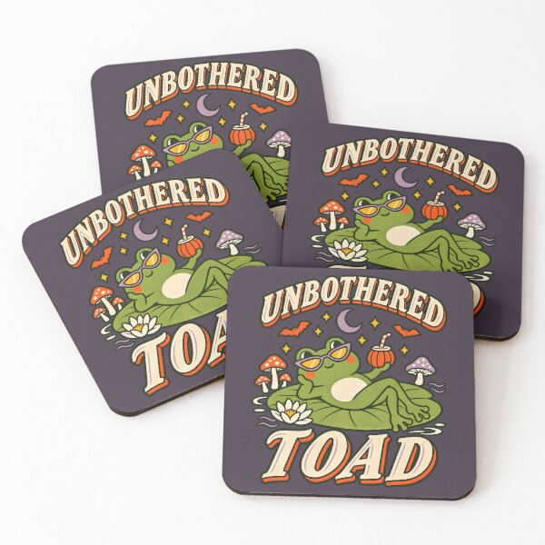 Item preview, Unbothered Toad Relaxed Lily Pad Frog designed and sold by  MAD's Recreation Studio.