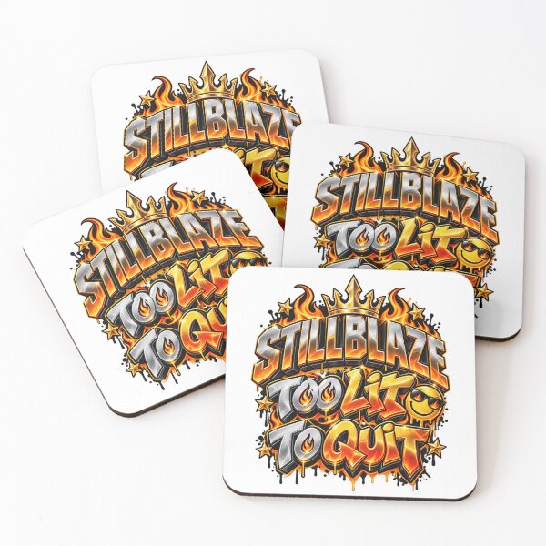 Item preview, STILLBLAZE Too Lit to Quit – Fire Streetwear Design designed and sold by BilcoStillbaze.