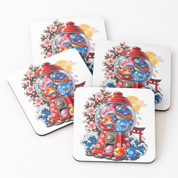 Item preview, Four Seasons of Japan – Vintage Gacha Machine designed and sold by Ghostwave Atelier.