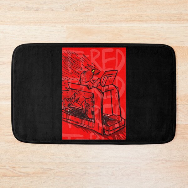 Item preview, Tired Workout Red Graphic designed and sold by Catsi-Nook-Art.