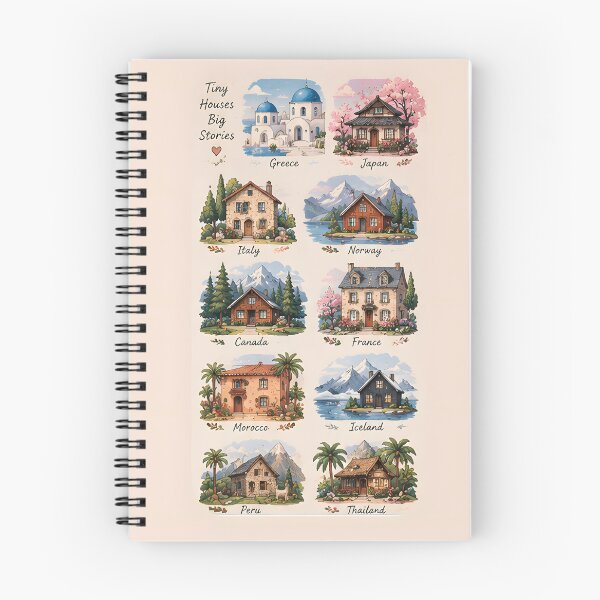 Item preview, Little Houses, Big Adventures – World Travel Collection designed and sold by KWW SHOP.