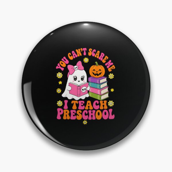 Item preview, Preschool Halloween Teacher Ghost Reading Pumpkin Art designed and sold by anapldv.