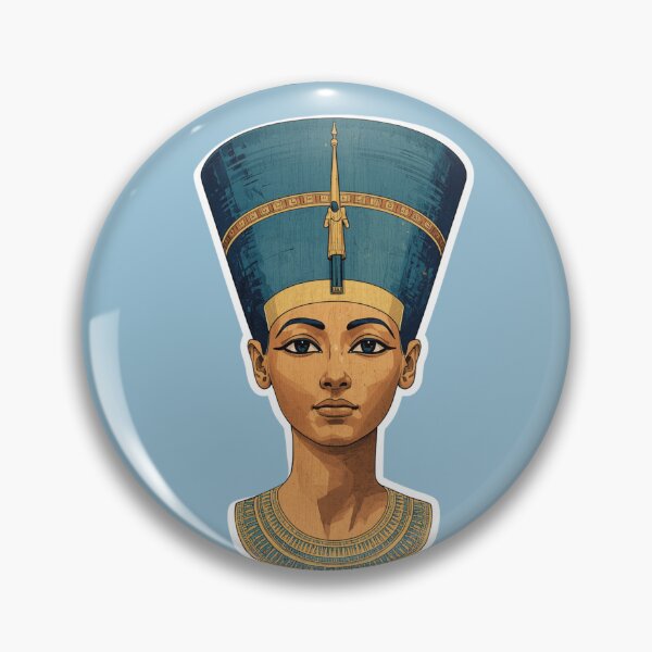 Item preview, Queen Nefertiti - Ancient Egyptian  Vintage Engraving Art Print designed and sold by KaBaRen.