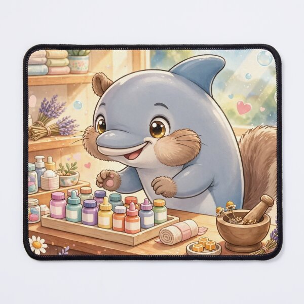 Item preview, Magical Pharmacy – Dolphin Squirrel Pharmacist designed and sold by TreatLLC.